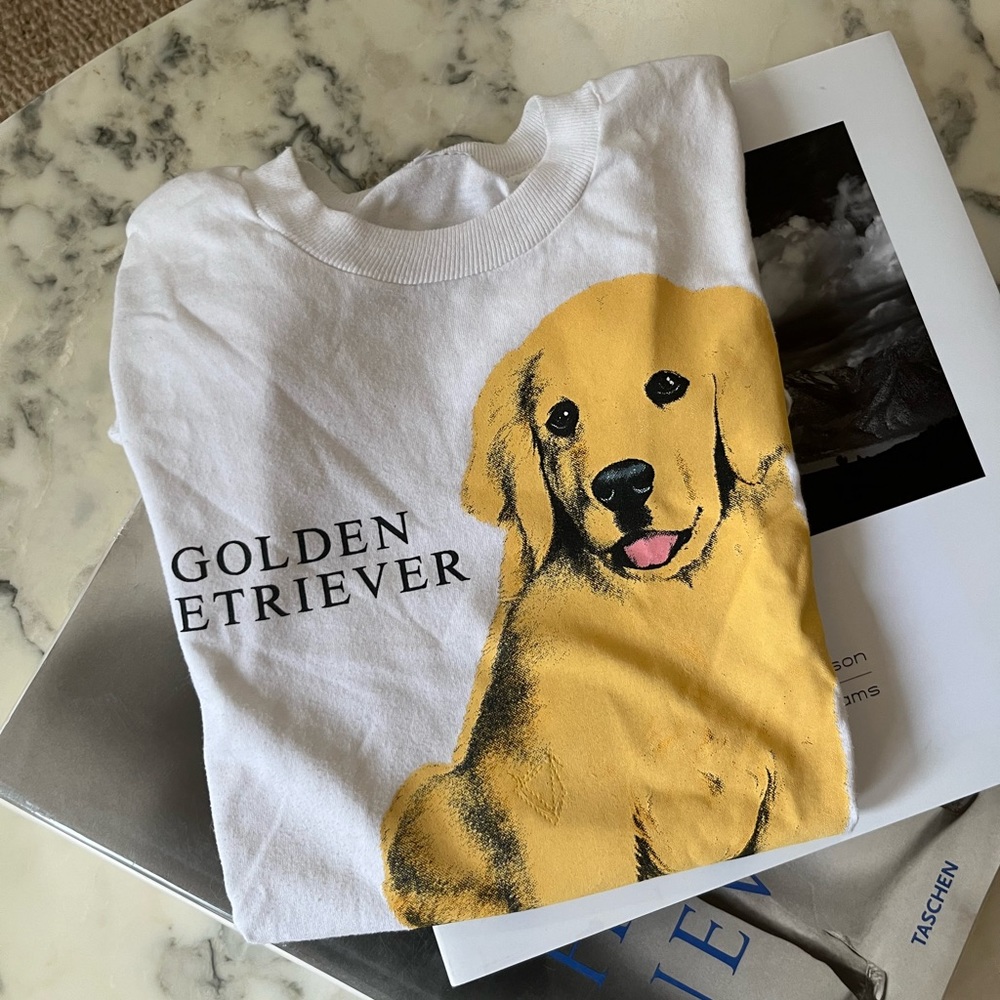 Vintage golden retriever t shirt from the 80s